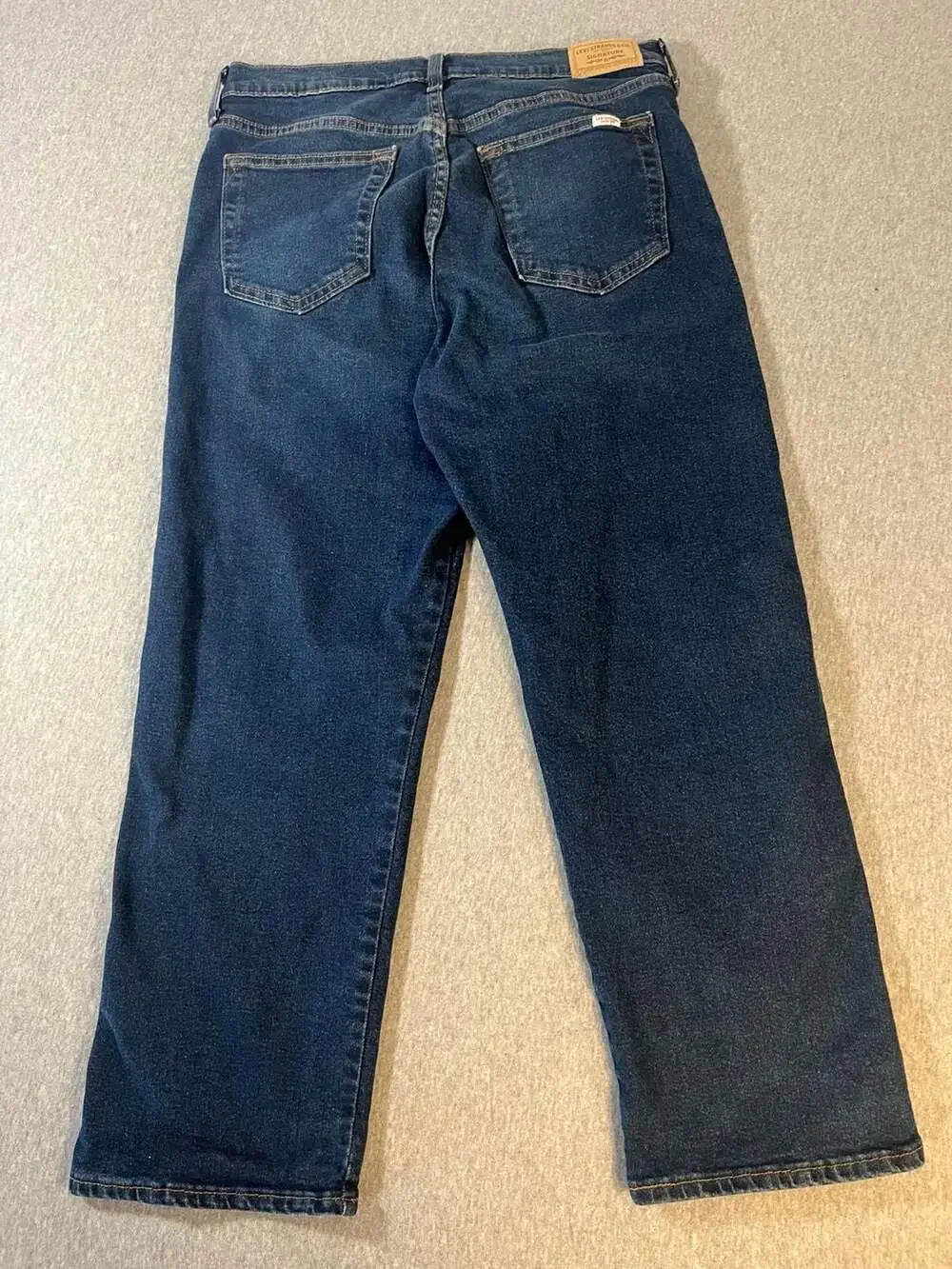 Levi Strauss Signature High Rise Straight Jeans Women’s Size 10 30x25